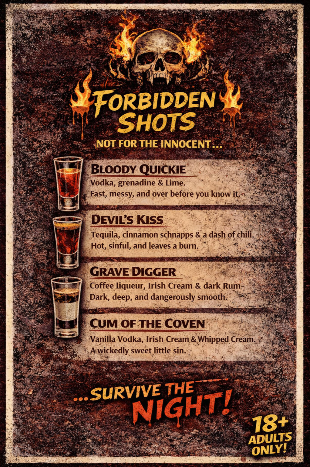 Shot Menu Shot Menu