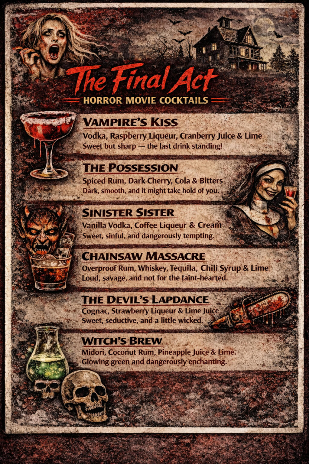 Drink Menu Drink Menu